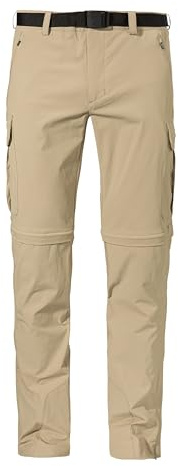 Schöffel Herren Pants Kyoto3, Zip Off Trekkinghose aus kühlendem 4-Wege-Stretchmaterial, funktionale Wanderhose mit UV-Schutz
