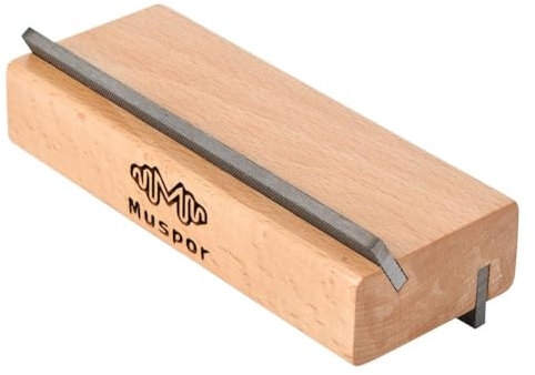 Wmool Wood Guitar Fret Beveling File, Wood Cutting Tool Fret Tool Dressing Luthier End Bass