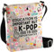 PLITI K-Pop Merchandise-Umhängetasche für Koreanische Drama-Liebhaber, Geschenk Bildung ist wichtig, aber K-Pop ist wichtiger, Crossbody-Tasche für Kpop-Fans, Wichtiger Kpop Cbagu, 8×7.5×1.8inches