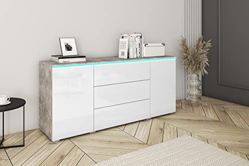 MINIO go for it - Kommode Veve Sideboard 150 cm Breit mit LED