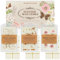 SCENTORINI Cubes de Cire Parfumée avec des Fleurs Séchées, Fondants Parfumées Arôme Boisé, Parfums d'Ambiance, Cire de Soja Parfum de Dessert de Gâteau Parfum Maison, d'Ambiance