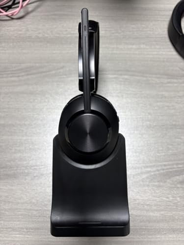 Voistek Bluetooth Headset with Microphone with Dock, 45+ Hours Battery, Single Ear Wireless Headset for Work, PC, Laptop, USB-C & USB Dongle, Compatible with Windows, Mac, Android, iOS