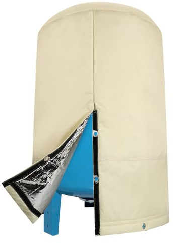 Well pump cover, thickened antifreeze water protector outdoor use, durable insulated pressure cover for backyard, garden, patio, basement, landscaping, lawn equipment, winter weather protection