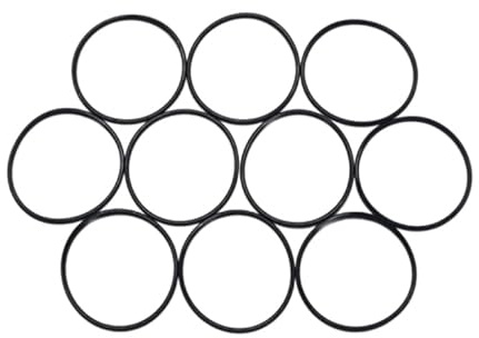 O-Ringe 3,5mm Schnurstärke aus NBR70 in Carbon Black, Dichtungsringe (5 Stück, 25x3,5)