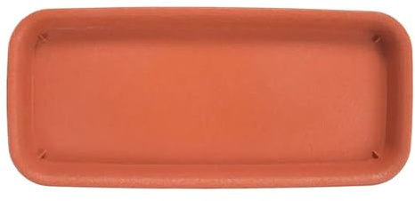 SNGUOQ Vassoio Rettangolare in plastica for Piante da Interno ed Esterno 5 Pezzi per Giardini, Cortili(Red,14x30cm)