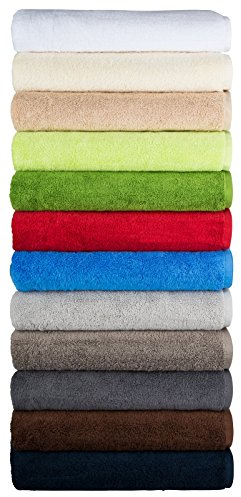 2er Pack Floringo Duschtuch 70x140 Serie Luxury-Line 630g/m²-wasserblau