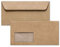 1000 x Kraftpapier Umschläge DIN Lang - mit BIO Fenster kompostierbar - Haftklebung 11,4 x 22,9 cm - Briefumschläge aus Recycling Papier - von NEUSER PAPIER