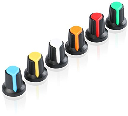 Sortiment Potentiometer-Knöpfe (30 Stück)