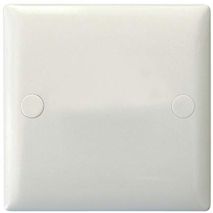 Varilight XOSB Value Polar White 1 Gang Single Blank Plate