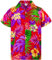 King Kameha Men's Pineapple-Designs Summer-Party-Shirts Short-Sleeve, Pineapple, Red, 3XL