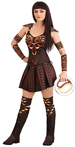 Xena Warrior Princess Costume for Women Officially Licensed TV Show Outfit with Accessories