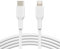 Belkin Câble USB-C vers Lightning (câble de recharge rapide pour iPhone 13, 13 Pro, 13 Pro Max, 13 mini et modèles antérieurs ; câble Boost Charge USB-C certifié MFi ; blanc, 1 m)