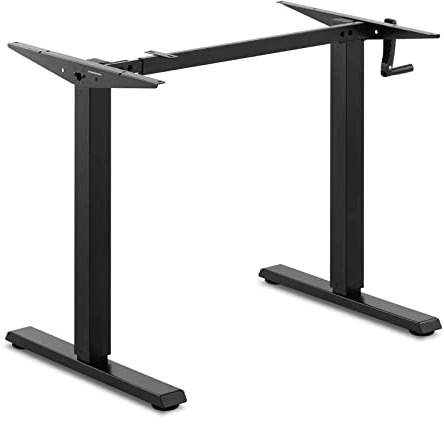 Fromm & Starck Star_Desk_24 Höhenverstellbares Schreibtischgestell manuell 70 kg schwarz Tischgestell höhenverstellbar Schreibtischgestell höhenverstellbar Schreibtisch-Gestell höhenverstellbar