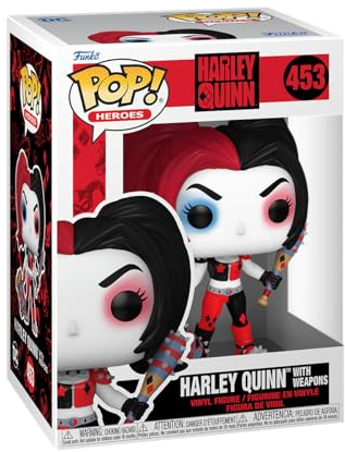 Funko Pop! Heroes: DC - Harley Quinn mit Weapons - Vinyl-Sammelfigur - Geschenkidee - Offizielle Handelswaren - Spielzeug Für Kinder und Erwachsene - Comic Books Fans - Modellfigur Für Sammler