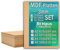 AtHaus MDF SET 25 x A4-297 x 210mm Holz-Platten 3mm Dünne Holzplatten Zuschnitt zum Basteln, Bemalen, Modellierung, Gravur, Perfekt für Laser, CNC Router
