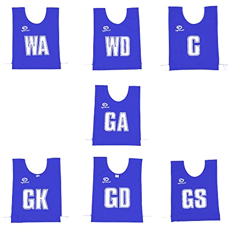 Optimum Netball Lätzchen Erwachsene Set - Fußball Lätzchen Erwachsene, Training Lätzchen - Perfekt für Netball, Fußball und andere Sportarten - Strapazierfähiges Mesh-Material für Trainingseinheiten,