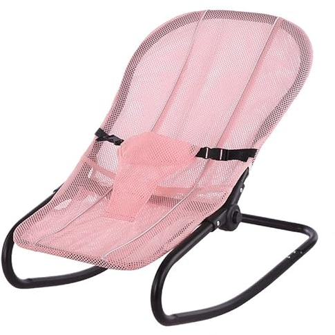 RNQZ Haustier-Schaukelstuhl, Haustierspielzeug, Haustierruhestuhl, 3-Modi-Anpassungen Haustier-Wippe für Haustiere bis zu 33 lb,Rosa