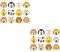 Toyvian 2sets Baby Monatsaufkleber Aufkleber Für Neugeborene Aufkleber Wiederverwendbar Für Baby-fotoalbum Baby 12sheets*2