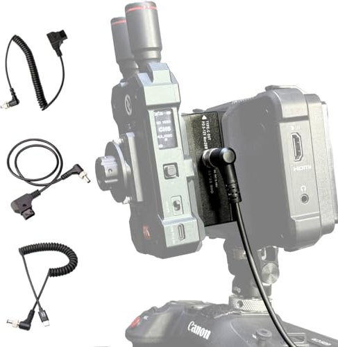NPF3-SE Double Side NPF Battery Dummy with Input Type-C&D-Tap to Cable Lock 5525 Compatible with NP-F550/570/750/770/970 Power LED Light Atomos/Shinobi/SMALLHD Monitor for Battery V Mount