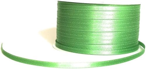 s.dekoda Satinband 50m x 3mm Apfelgrün - Grün Schleifenband Dekoband Satin