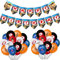 1Pcs Happy Birthday Banner 18Pcs Game Balloons Birthday Party Decorations, Party Latex Balloons For Kids Boys Girls Birthday Party Decoration