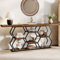 Tribesigns 180CM Console Sofa Table with 6 Storage Shelves,Industrial Entryway Couch Table Behind Sofa for Living Room, Hallway, Foyer, Dinning Room, Bedroom, Easy Assembly, Rustic Brown