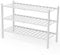 BAM BOO BOX - Schuhregal aus Bambus, Schuhablage mit 3 Ebenen, 68 x 28 x 46 cm, Erweiterbar Stapelbar, Schuhschrank Holz, Shoe Rack, Regal für Wohnzimmer oder Flur (Weiß)