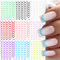 9 Farben French Nagel Stickers Französisch Nagelsticker Nagelfolie Selbstklebend French Nails Nagelaufkleber Gradient French Tip Nail Sticker Nail Art Stickers Nageldesign Aufkleber Nägel Zubehör