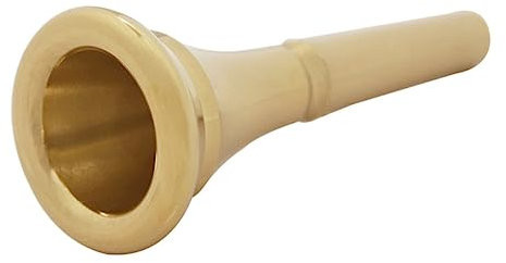 Parliky Reines Messing Waldhorn Mundstück Robustes Horn Ersatzteil Mit Glatter Oberfläche Geeignet Für Anfänger Und Profis Langlebiges Blasinstrumentenzubehör