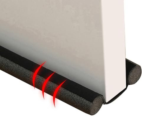 Boudin de porte pour portes extérieures et intérieures, joint inférieur de la porte de traction, protection contre les intempéries, butée de bruit, joint d'étanchéité réglable, isolation contre la