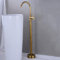 BiaoTeng Freistehende Wannenarmatur Badewannenarmatur Vintage Einhebelmischer Heiße und Kalte G1/2 Anschluss Wasserhahn Badewanne Freistehend Antiker