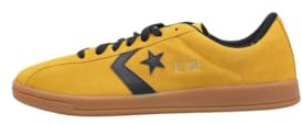 Converse Unisex-Erwachsene Classic Trainer Suede Sneaker, Gelb/Schwarz/Gummi, 9.5 Women/8 Men