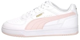 PUMA CAVEN III Unisex-Sneaker, Weiß-Jasminblüten-Gold, 4.5 UK