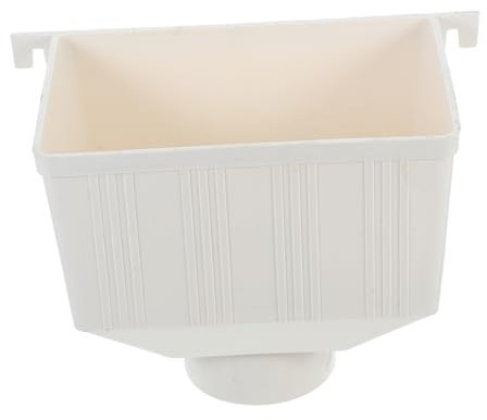 SHINEOFI Tubo Di Scarico Del Tubo Quadrato in Pvc Tubo Di Drenaggio Grondaia Esterna Per Acqua Piovana Grondaia Dell'acqua Piovana Grondaia Estensione Pluviale Grondaia Plastica