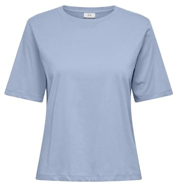 JdY Damen Jdyrex S/S Top JRS Noos, Kentucky Blue, Small