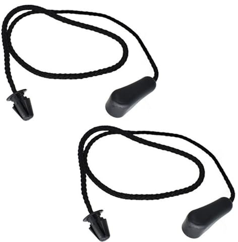 4M51A46538AB Hutablage-Saite, Heckkofferraum, Aufbewahrungstasche, Trageriemen, Schrägheck, Abdeckung, Schnur für Ford Focus MK2 2004–2011, C-Max MK1 2004–2010, 2 Stück