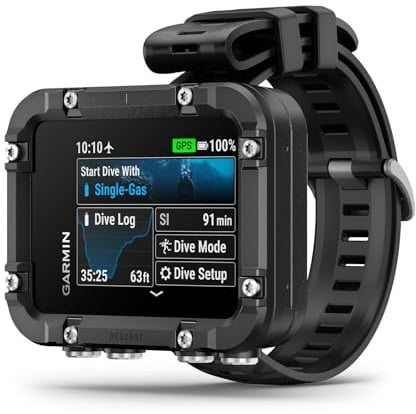Garmin Descent™ X30, Rugged Dive Computer, Surface GPS, Button Controls, Vibrant 2.4-inch Color Display, Up to 30 Hours of Battery Life