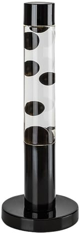 rabalux Lavastic LED-Lava-Lampe 25 W 3000 K | Designer-Tischlampe | Moderne Dekoration | Mit austauschbarer Lichtquelle, nicht im Lieferumfang enthalten (Schwarze Lava)