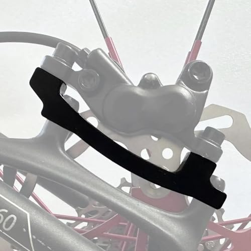 Serenophile Scheibenbremsen-Adapter-Set aus Aluminiumlegierung für Elektro-Mountainbike, PM/IS-Halterung, Bremssattel-Grundplatte für 140 mm, 160 mm, 180 mm, 203 mm Rotoren, Schwarz