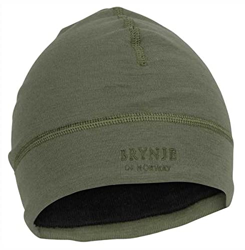Brynje Tactical Arctic Light Hat Oliv, L, Oliv