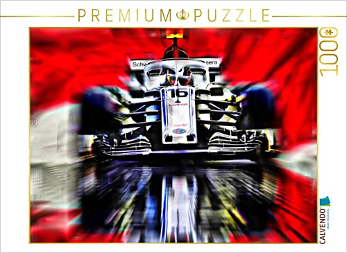 CALVENDO Puzzle Charles Leclerc ist erst der dritte Monegasse in der Formel 1 und Wird als großes Talent gehandelt. 1000 Teile Puzzle quer | Lege-Größe cm Foto-Puzzle für glückliche Stunden