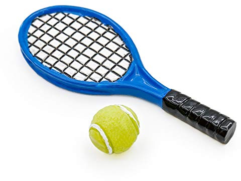 Odoria 1/12 Miniatur Tennisschläger Puppenhaus Zubehör