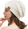 REDESS Slouchy Beanie Hat para Hombres y Mujeres Winter Warm Chunky Soft Oversized Gorro de Punto de Cable
