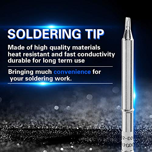 T12 Series Soldering Iron Tips Welding Tool Replacement for FX-951 Rework Station Rework Station(T12-D24)