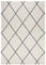 Mint Rugs Feel Teppich Hochflor Wohnzimmer-Teppich Weich Flauschig Langflor Shaggy Flokati Rauten Muster für Wohnzimmer Küche Flur oder Schlafzimmer Creme-Petrol 80x150 cm
