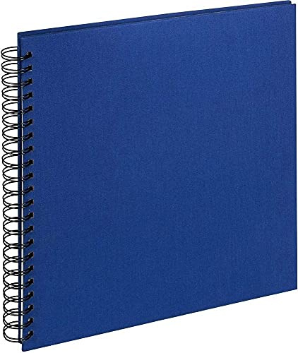 walther design Fotoalbum blau 30 x 30 cm Spiralalbum Leinen, Cloth SA-510-L