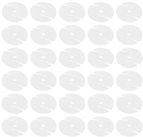 EXCEART 100st Knopf Mit DREI Löchern Dreilochschnalle Schnalle Mit DREI Löchern Positionierungstaste DIY-schmuckknopf Dichtungswechsel DREI Loch Sofa Schnalle Aus Kunststoff Weiß Plastik