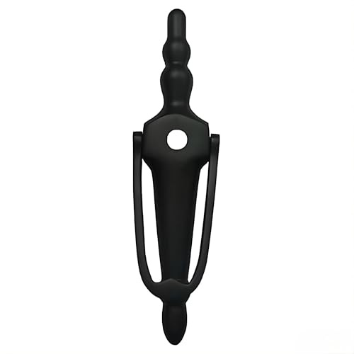 UAP Slimline Victorian Urn 8 Inch Door Knocker with Bolt Through Fixings in Black Finish