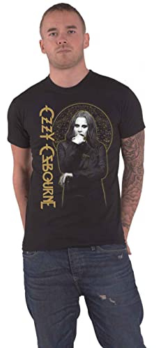Ozzy Osbourne T Shirt SD 9 Logo Nue offiziell Herren Schwarz