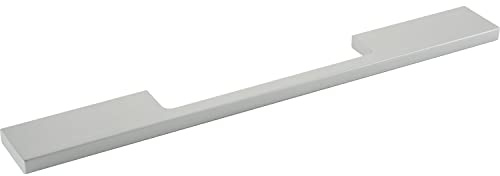 OBF 8536420250 Grimme Möbelgriff Agenor quadratischer Schrankgriff, Küchengriff Breite 290mm Aluminium natur eloxiert, Silber, Lochabstand 192 mm